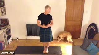 Burns Night  Kiltwearing Yoga special  Jan 25 [upl. by Karen]