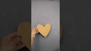 beautiful recycled cardboard heart decoration ideas diyhearts diy decoration art shorts [upl. by Taro]