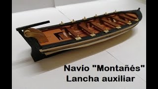 LANCHA AUXILIAR NAVIO MONTAÑES OCCRE [upl. by Htrow698]