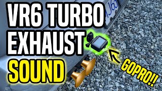 Mk4 Golf GTI 28 24v VR6 Turbo  GoPro Exhaust Video  Ft Exhaust Rattle [upl. by Other]