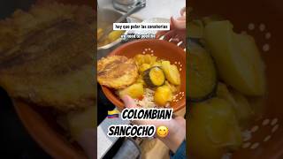 Colombian Sancocho recipe and spanishlesson 🇨🇴😋 Part 12 spanish spanishlesson colombia [upl. by Sabine]