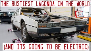 The rustiest Aston Lagonda in the world  and its going to be Electric [upl. by Donald289]