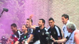 RSCAZulte Waregem 20122013 Title celebrations [upl. by Aninaig]