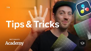 Timesaving Tips and Tricks — DaVinci Resolve Color Grading Academy 78 — MotionVFX [upl. by Elatan]