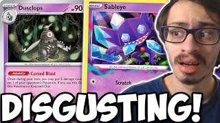 This New Spread Deck Is Absolutely DISGUSTING Dusclops Sableye Combo PTCGL [upl. by Issak907]