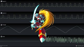 Mega Man X3  Zeros Theme FamiStudio 2A03 [upl. by Jana]