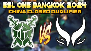 TEAM TURTLE vs Xtreme Gaming  ESL One Bangkok 2024 China Closed Qualifier [upl. by Lomaj]