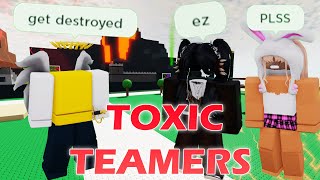 Toxic teamers in Mortem Metallum get destroyed  Roblox [upl. by Sauls]