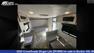 Breathtaking 2025 CrossRoads Zinger Lite Travel Trailer RV For Sale in Bunker Hill IN  RVUSAcom [upl. by Imik]