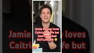 Jamie Dornan loves Caitriona Balfe but hasn’t watched OUTLANDER [upl. by Hanson921]