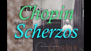 Chopin Scherzos Nos14Artur Rubinstein 1959 [upl. by Tempa450]