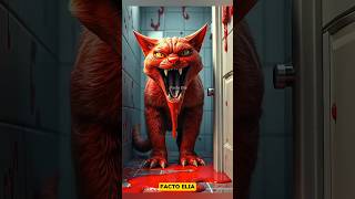 Dad cat son transformed into a Red Monster👹 shortvideo shorts cat cats catshorts catlover yt [upl. by Mhoj]