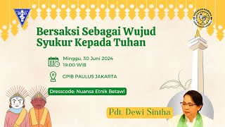 LIVE IBADAH HARI MINGGU  30 JUNI 2024 PUKUL 1900 WIB  LITURGI KONTEMPORER KAUM MUDA [upl. by Stagg]