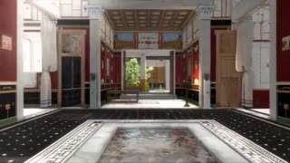 Walk around in a 3D splendid house from the ancient Pompeii [upl. by Laius]