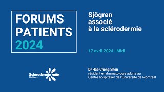 FORUM PATIENTS 17 AVRIL 2024  SJOGREN [upl. by Koffler]