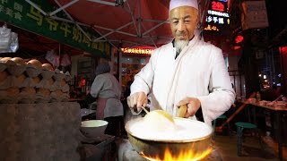 Muslim Chinese Street Food Tour in Islamic China  BEST Halal Food and Islam Food in China [upl. by Tterag]