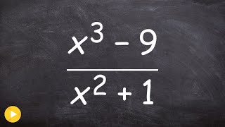 Divide two polynomials using long division [upl. by Erich]