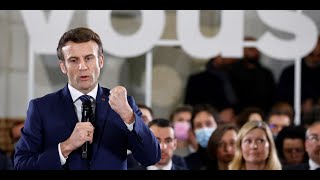 Macron  quotJe ne ferai pas de débat avant le 1er tourquot [upl. by Abisia]