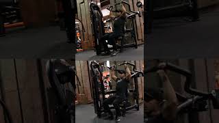 Shoulder Press Machine Demonstration For Beginners  Gym Shoulder Exercise For Muscle Building [upl. by Hayman]