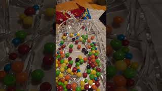 sweets skittles asmr reversevideo entertainment ytshorts [upl. by Harald]