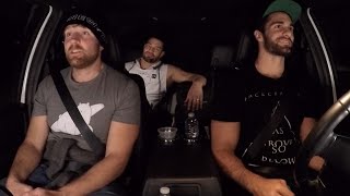 The Shield reunite on the road on WWE Ride Along WWE Network Exclusive [upl. by Lib]