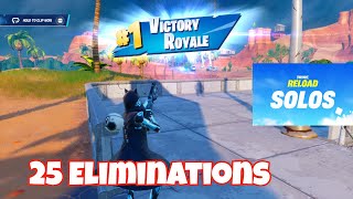 25 Elimination in NEW Fortnite Reload Solos [upl. by Grenier254]