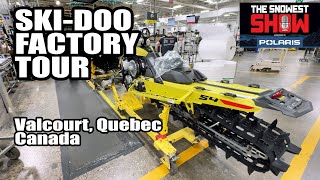 SkiDoo Factory tour in Valcourt Quebec  Nadine Overwater and Jeremy Mercier [upl. by Ahras]