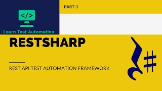 RestSharp v108 REST APIs Testing using C RestSharp and Net Core  Part 1 [upl. by Huei]