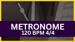 Metronome 120 BPM 44 [upl. by Ikcir]