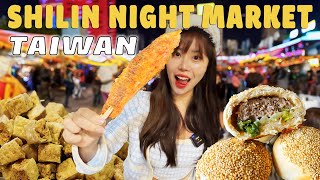 TAIWANESE STREET FOOD at Shilin Night Market in Taipei Taiwan [upl. by Jutta]