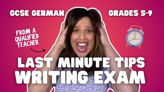 GCSE GERMAN WRITING EXAM How To Get FULL MARKS AQA 150 Words [upl. by Atiuqin720]