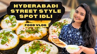 Hyderabadi Street Style Spot Idli  Food Vlog  shopwithyoutube  Marinas World [upl. by Notac]