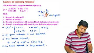 Example on Scattering Parameters in Microwave Engineering by Engineering Funda [upl. by Nirual848]