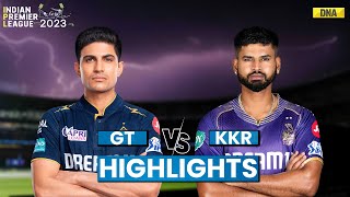 GT VS KKR Highlights Kolkata Knight Riders Seal Top 2 Spot GT Eliminated From Playoffs  IPL 2024 [upl. by Doolittle]