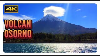 VOLCÁN OSORNO 4k  Lago Todos los Santos  Saltos del Petrohue  Chile  Volcano  Andes  Montt [upl. by Papert]