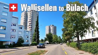 Summer Road Trip  Wallisellen to Bülach • Driving in Zurich Region Switzerland 🇨🇭 4K [upl. by Katerina]