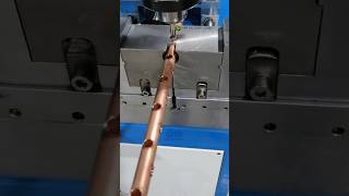 Heat Exchanger Header Pipe Copper Tube Drilling [upl. by Reniti478]