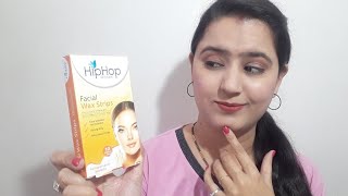 Hip hop skin care facial wax strips review vishakhavyassharma hiphop [upl. by Theresita]