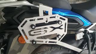 SUZUKI GSXS 1000 GX SIDE PANNIER BRACKET [upl. by Lemay]