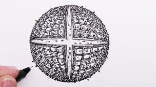 How to Draw a City in 5Point Perspective Narrated Step by Step [upl. by Israel]