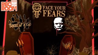 PLAYING THE SCARIEST GAME ON REC ROOM  Face Your Fears 3 On RecRoom [upl. by Figone54]