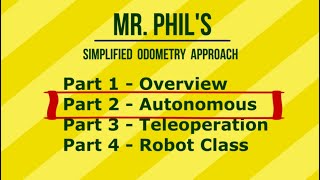 Simplified FTC Odometry Part 2 Autonomous [upl. by Yerocaj]