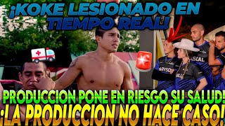 ¡TERRIBLE⚡🚨 KOKE GUERRERO LESIONADO EN TIEMPO REAL en EXATLON MEXICO [upl. by Yarak]