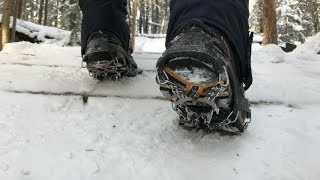 AUHIKE Crampons Micro Spikes Review  Backcountry Forward [upl. by Laveen]