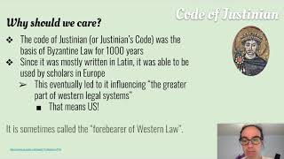 Code Of Justinian [upl. by Slerahc829]