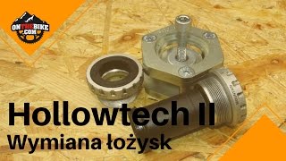 Serwis roweru  Wymiana łożysk w suportach Hollowtech II [upl. by Asiaj]