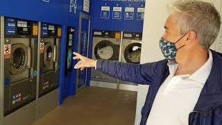 🇪🇸 ¿Cómo funciona LAVA tu ROPA mientras HACES UN CAFÉ Lavandería AUTOSERVICIO en TOLEDO Spain [upl. by Klehm]