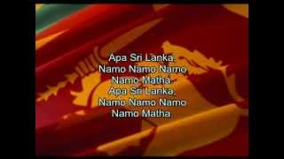 National Anthem of Sri Lanka  English Lyrics [upl. by Josy]