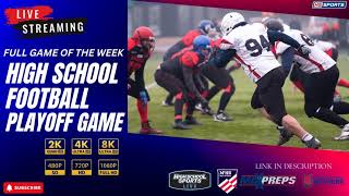 GrotonDunstable vs Crusaders  LIVE HS Football Playoff 2024 [upl. by Enirak]