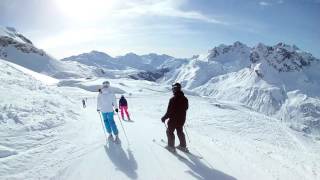 The best skiing 2017 St AntonLechZürsWarthSchröcken Austria [upl. by Anid]